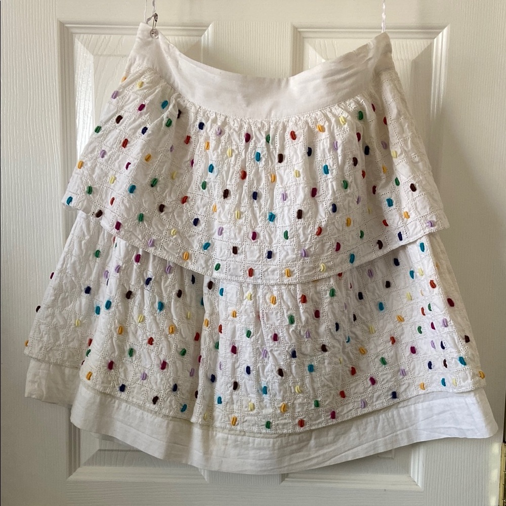 Vintage Floreat Polka Dot Skirt from Anthropologie sz6 - Picture 2 of 8